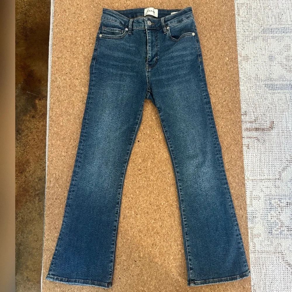 Frame Denim Jean  Le Crop Mini Boot Size 26 - Picture 3 of 5